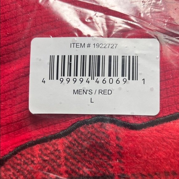 Eddie Bauer Red and Black Bear Plaid Pajama Set - Picture 3 of 7